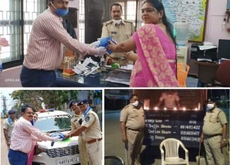 विप्र फाउंडेशन जोन-१२ए गोवा इकाई ने मास्क वितरण में बढ़ाये हाथ।