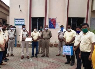 विप्र फाउंडेशन सम्बलपुर इकाई द्वारा कोरोना वररियर्स का सम्मान।