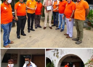 विप्र फाउंडेशन कटक द्वारा कोरोना-वारियर्स सम्मान।