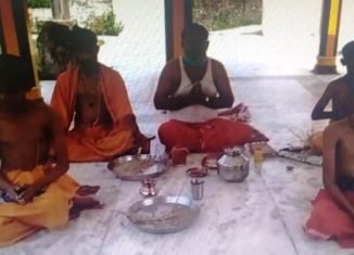 विप्र फाउंडेशन जोन 1A बाँसवाड़ा द्वारा नारायण पूजा एवम पितृ तर्पण का अनुष्ठान।