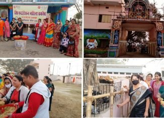 विप्र फाउंडेशन महिला प्रकोष्ठ राउरकेला द्वारा वेदव्यास गौशाला में सेवा कार्य।