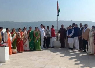विप्र फाउंडेशन चित्तौड़गढ़ द्वारा गणतंत्र दिवस पर विप्र कार्यालय पर झंडा रोहण।