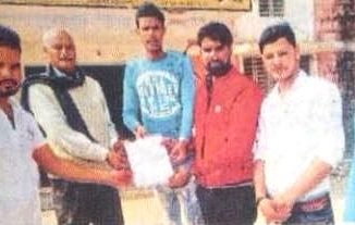 विप्र फाउंडेशन बसेड़ी ने सीएम के नाम सौंपा ज्ञापन ।
