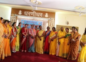 विप्र फॉउंडेशन महिला प्रकोष्ठ, बीकानेर ने मनाया बसंतोत्सव।