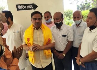 विप्र फाउंडेशन बांसवाड़ा द्वारा मुख्य सचेतक विधान सभा श्री महेश जोशी का सम्मान।