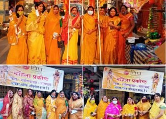 विप्र फाउंडेशन महिला प्रकोष्ठ भाटापारा द्वारा मास्क वितरण।