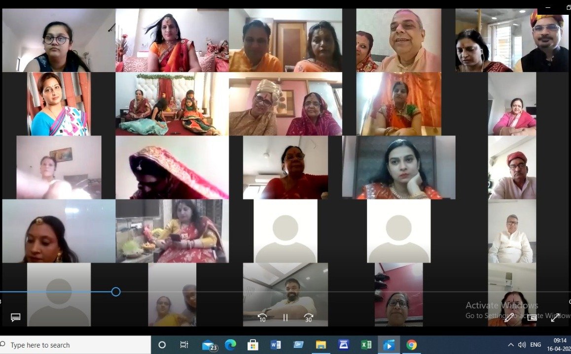 विप्र फाउंडेशन महिला प्रकोष्ठ मुम्बई द्वारा बेमिसाल गणगौर ऑनलाइन महोत्सव का आयोजन।