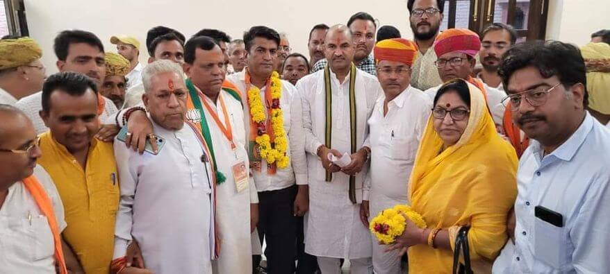 भाजपा के प्रदेश अध्यक्ष भाई सा  "श्री सीपी जोशी"   के जालौर जिले में बिशनगढ़ आगमन
