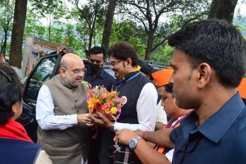 भगवान परशुराम की कांस्य मूर्ति का शिलान्यास