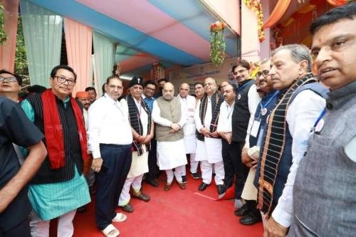 भगवान परशुराम की कांस्य मूर्ति का शिलान्यास