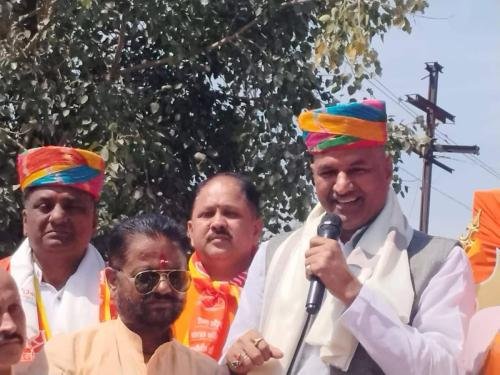 शहर में भगवान परशुराम सर्किल का अनावरण, ब्राह्मण समाज को एकजुट रहने संदेश